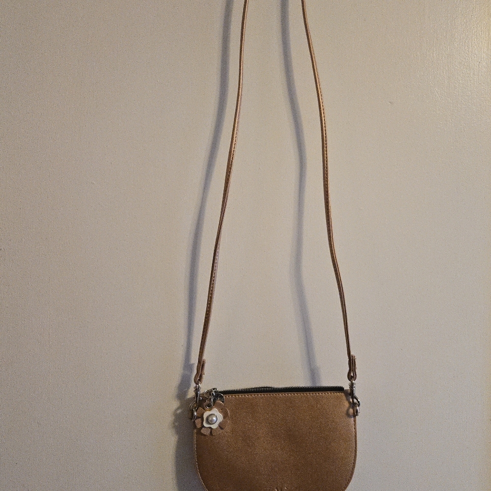 ZAC by Zac Posen Shimmering Gold Crossbody Bag w/Charms - Picture 9 of 10